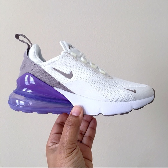 nike 270 white and purple